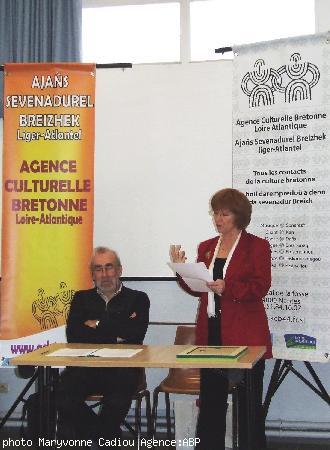 Le discours de Lena Louarn. Prezegenn Lena Louarn.