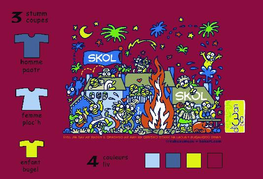 Après les manches courtes le t-shirt des 30 ans de Diwan est
disponible avec des manches longues et dans de nouveaux coloris.