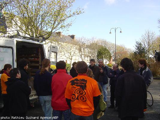 Les Basques étaient venus partager leur expérience avec leurs amis bretons.