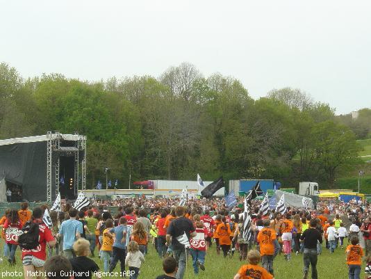 Arrivée sur le site