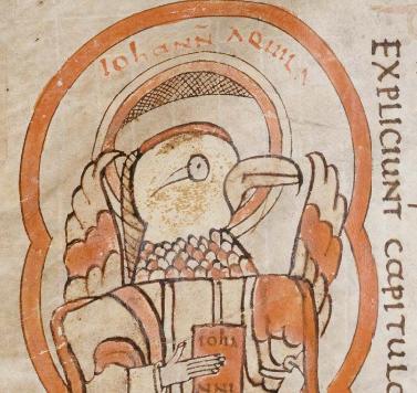 Évangélaire breton. Xe siècle Troyes Médiathèque ms 960.