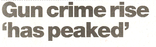 Newspaper headline Scotland.