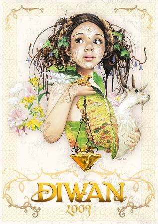 Page de couverture du calendrier Diwan 2009.