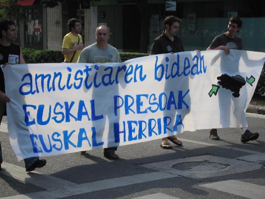 March for Basque Prisoners Irunia/Pamplona 21 June 2008