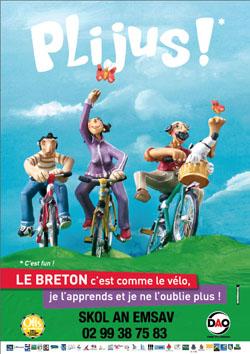 L\'affiche “personnalisée” pour <i>Skol an Emsav</i>. L\'affiche “personnalisée” pour <i>Skol an Emsav</i>.