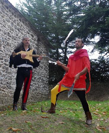 Spectacle \"contes de ménestrels\"  de la compagnie du Mascaret.