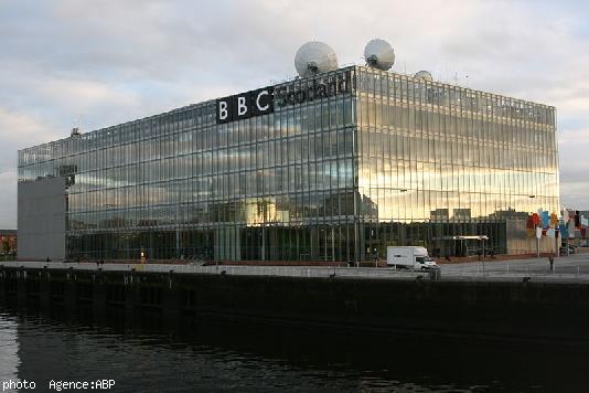 Le siège des services de la BBC pour l\'Écosse à Glasgow  siège de BBC Alba et de la future BBC Scotland.