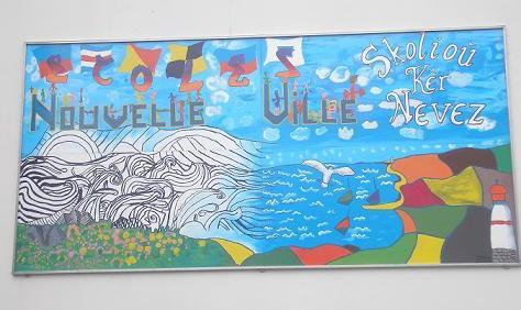 Fresque Murale - Écoles Nouvelle Ville Lorient / Skolioù Ker Nevez An Oriant.