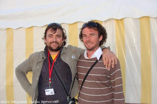 Yann-Herlé Gourves et Riwall Kermarrec les présentateurs. Yann-Herlé Gourves et Riwall Kermarrec les présentateurs.