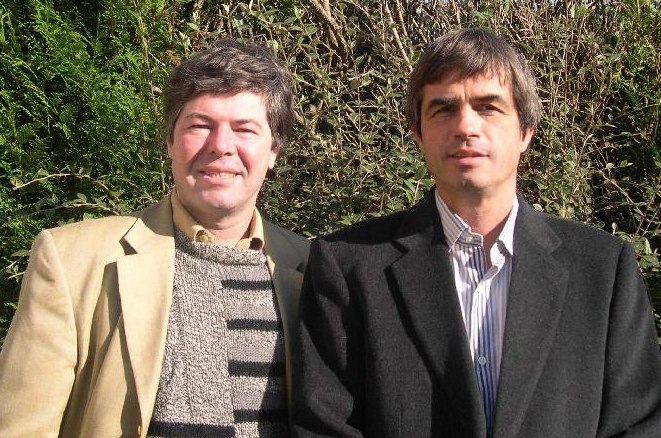 Émile Granville maire-adjoint et conseiller municipal de Redon et Gaêl Le Bras.