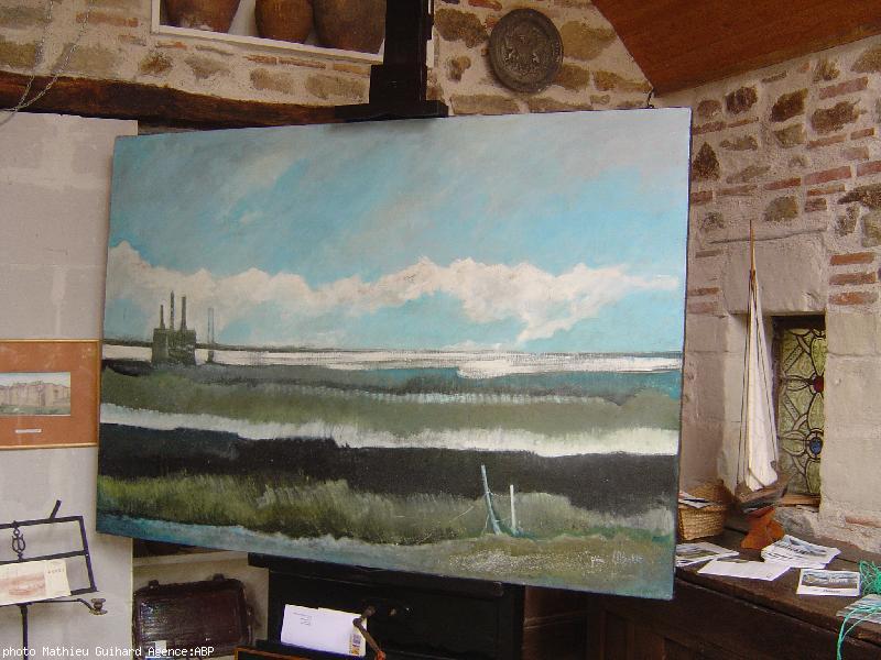 \"Retour à la nature\" (1996). On peut imaginer à gauche une centrale en ruine... \"Retour à la nature\" (1996). On peut imaginer à gauche une centrale en ruine...