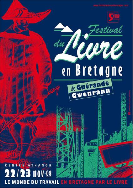 Affiche de Jakez Derouet. Impression Keltia Graphic à Spézet (29). Affiche de Jakez Derouet. Impression Keltia Graphic à Spézet (29).