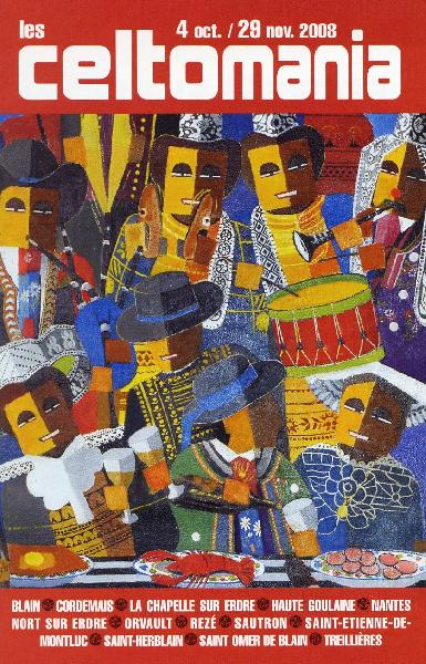 Celtomania. Affiche <b>2008</b> par Désiré Rasolofoson.