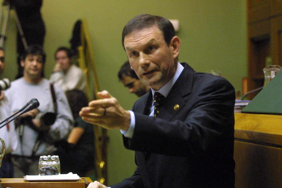 J.J. Ibarretxe the Basque president