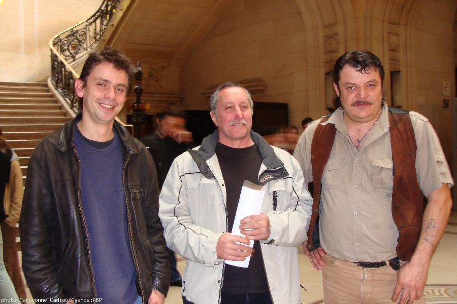 (From left to right): Gaël Roblin Kristian Georgeault and Pascal Laizé.