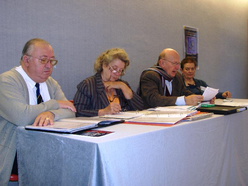 André David ;Josette David ; Yves Lainé ; Nathalia Monjaret. Photo AEB/USB.