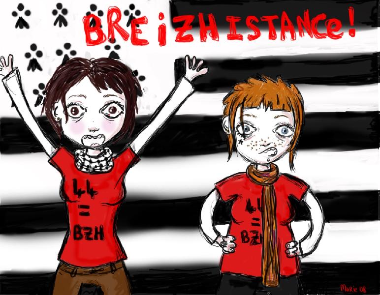 Les deux amies de la photo précédente. Dessin de Marie (à droite) dans le dernier journal du lycée. Il donne le ton... Les deux amies de la photo précédente. Dessin de Marie (à droite) dans le dernier journal du lycée. Il donne le ton...