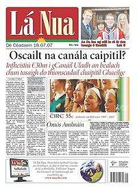 \'La Nua\' newspaper (above) 1984 to 2008