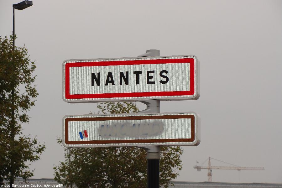 <i>Idem</i>. Pont des Trois Continents côté Nantes. Novembre 2008.