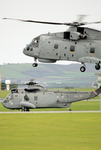 RNAS Culdrose in Cornwall is Europe\'s largest helicopter base.