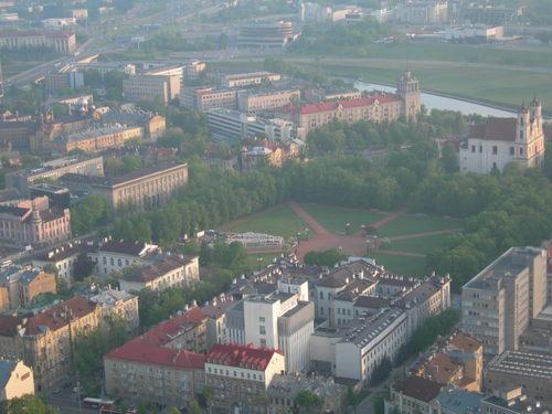 Lukiskiu Vilnius (above) is where Michael Campbell is being held in prison.