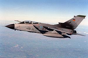 A RAF Tornado similar to the one pictured above crashed in a low flying incident in Scotland last week (photo: wikipedia)