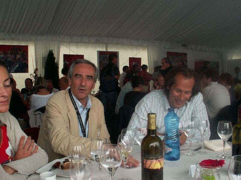 Au Club K de Lorient en compagnie d\'Arnault Berthou co-producteur avec Europacorp de l\'ambitieux documentaire Mégalithes.