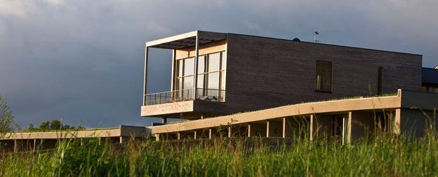 Vue extérieure de l'établissement de La Grée des Landes à la Gacilly