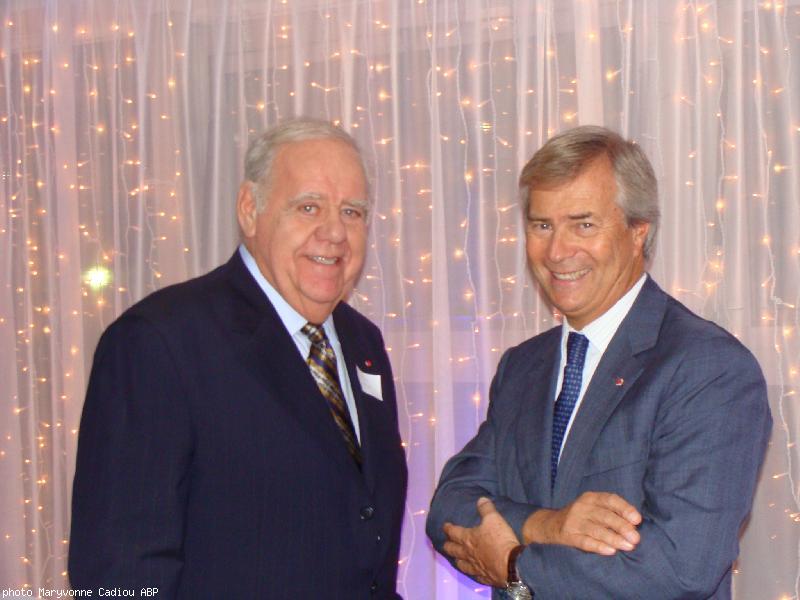 Jacques Le Divellec et Vincent Bolloré. Jacques Le Divellec et Vincent Bolloré.