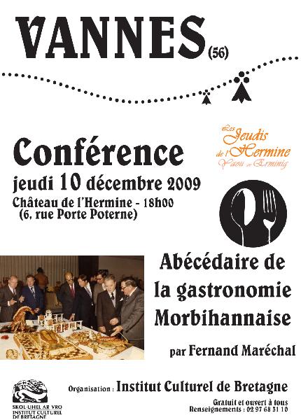 Abécédaire de la gastronomie morbihannaise par Fernand Maréchal