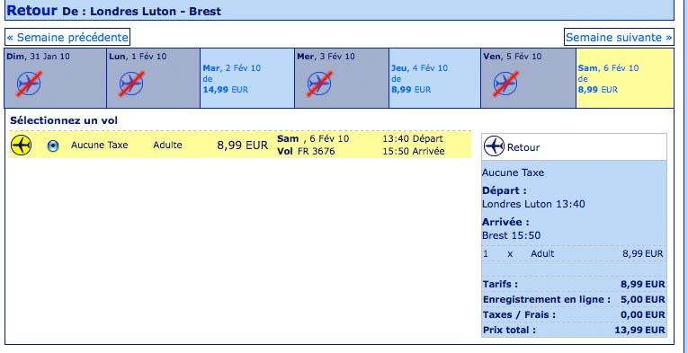 La Grande-Bretagne à 24 euros aller-retour avec Ryanair