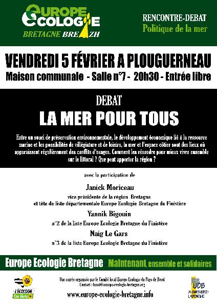 Programme de la journée \"La mer pour tous\".