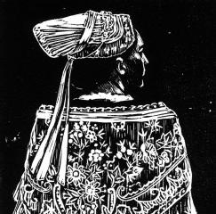 La belle Nantaise : xylogravure de Dominique Winter. Photo de presse.