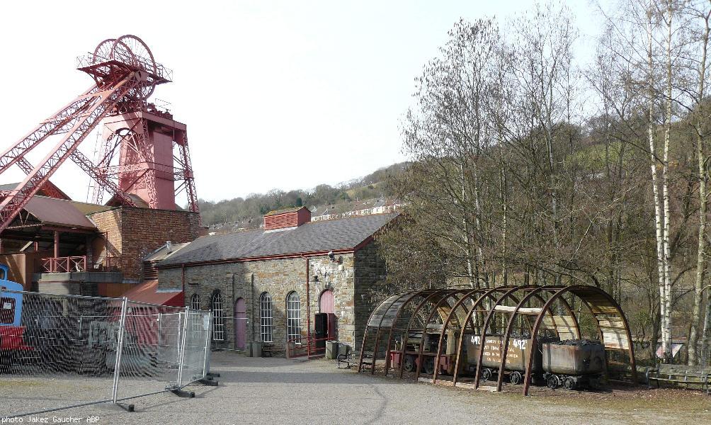 Les abords de la mine-musée de Lewis Merthyr.