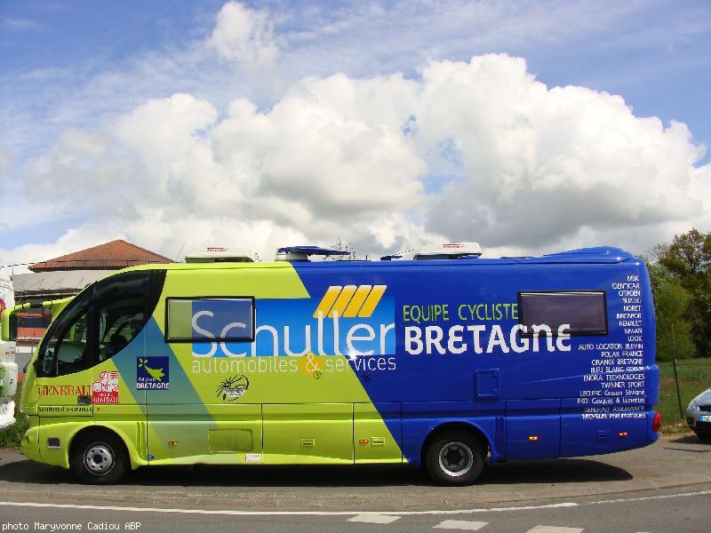Treffieux. Tour 2009 : Le camion Bretagne-Schuller.