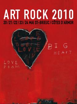 Affiche du festival Art Rock 2010 réalisée par Troy Henriksen