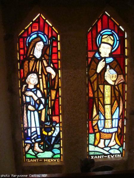 Vitraux de Sant Herve et Sant Even. Vitraux de Sant Herve et Sant Even.