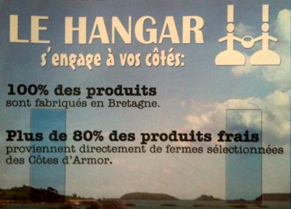 Produits frais locaux et de Bretagne au Hangar 8 rue de Penvern
à Paimpol.