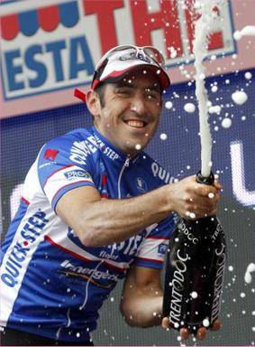 Le Nantais Jérôme Pineau a gagné le 5e étape du Tour d\'Italie en
mai 2010. Rebelote au Tour de France ?