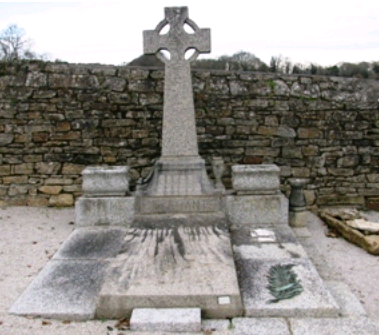 La tombe de Théodore Botrel à Pont-Aven. Photo site Cimetières de France et d\'ailleurs http://www.landrucimetieres.fr/ avec autorisation. La tombe de Théodore Botrel à Pont-Aven. Photo site Cimetières de France et d\'ailleurs http://www.landrucimetieres.fr/ avec autorisation.