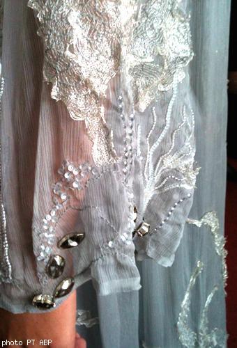 Le souci du détail dans ce modèle de Pascal Jaouen symbolisant l\'eau.