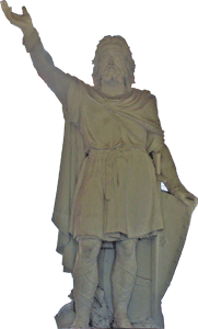 Statue d\'Alain Barbetorte (musée Dobrée - Nantes)