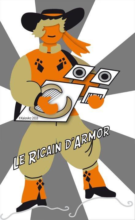 Le Ricain d\'Armor est une sorte de barde breton des temps
modernes.