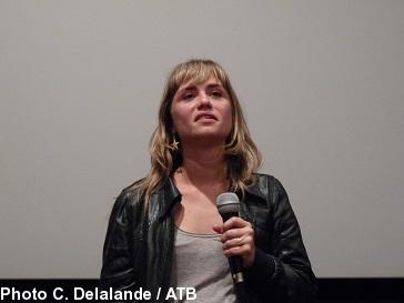 Katel Quillévéré à Bénodet le 17 juillet 2010 lors de l’avant-première du film Un poison violent