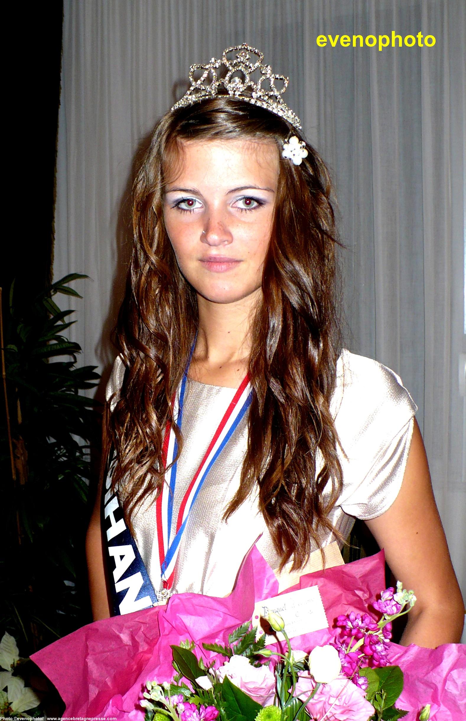 Laura Rouarch, élue Miss Morbihan 2010 (comité Eveno)