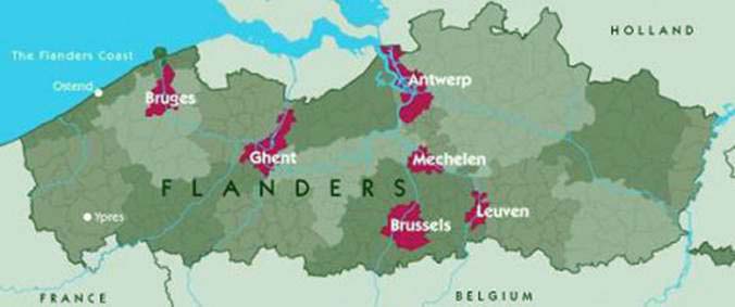 La Flandre a pris son indépendance de la Belgique sur une carte... pour l\'instant...
