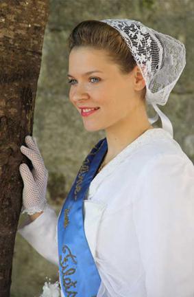 La charmante Noémie Le Borgne Reine des Filets Bleus 2010