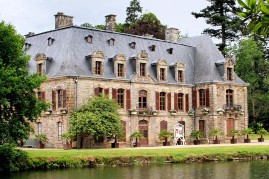 Le château de Tronjoly à Gourin.