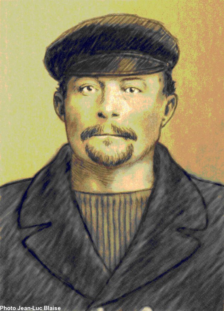 Un dessin d\'Alexandre-Auguste Dubois  pilote à Saint-Malo  grand-père de Jean-Luc Blaise.