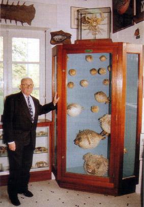 Gwenn-Aël Bolloré aimait présenter sa collection de diodons ou poissons porc-épic ramenés des mers chaudes du globe.